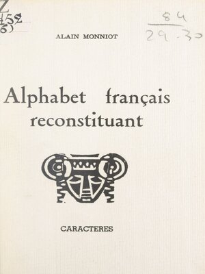 cover image of Alphabet français reconstituant